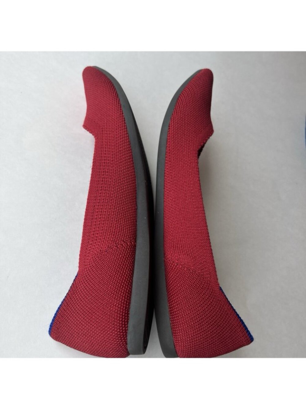 Rothy’s The Point Ballet Flats Retired Chili Red Pattern Size 6 Recycled - Picture 8 of 13